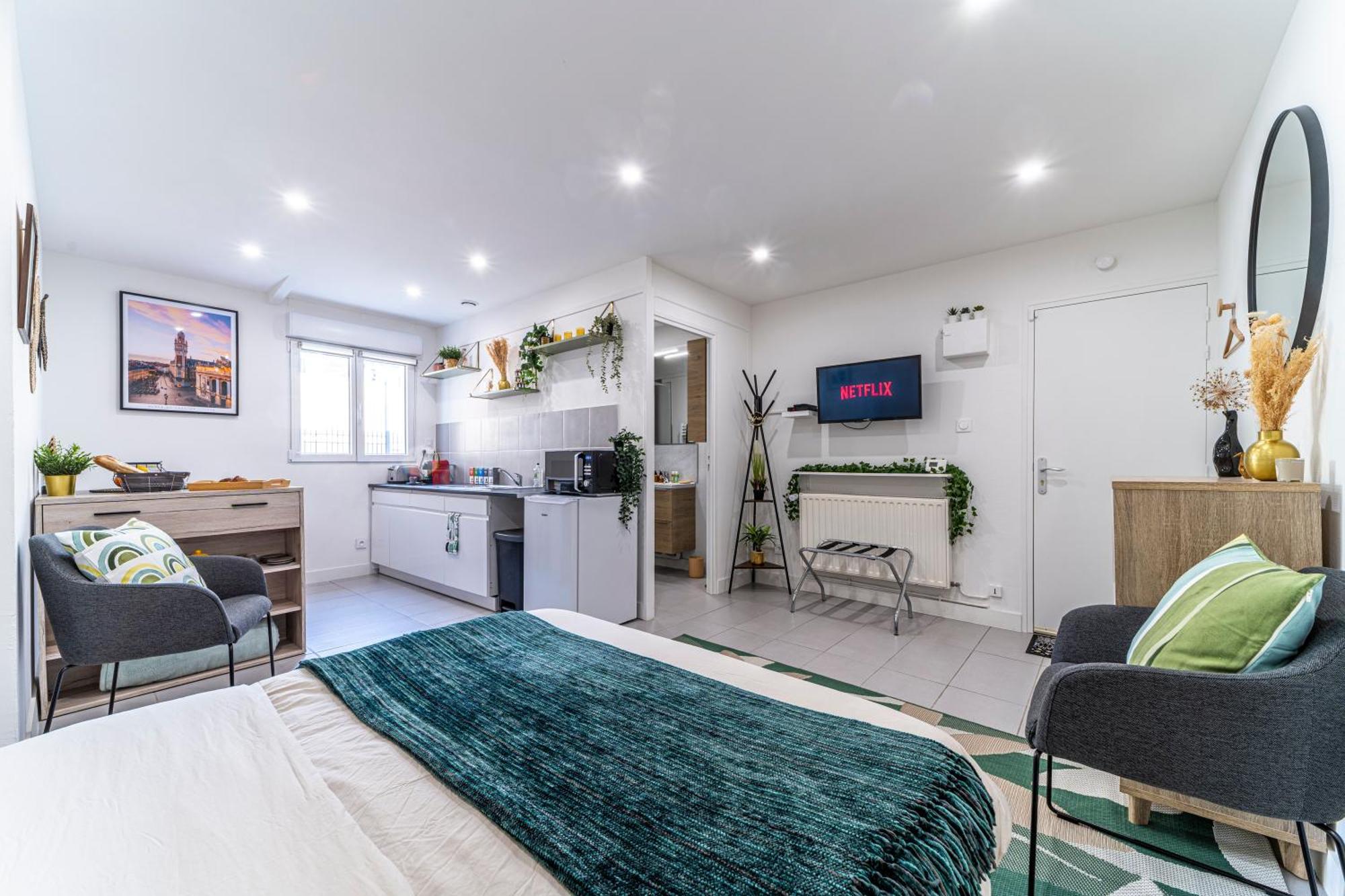 Le Cosy - Free Parking - Proche Gares Lille - Netflix - Wifi Apartment Mons-en-Baroeul Exterior photo